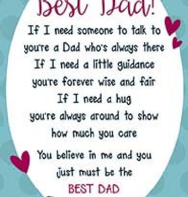 To the Best Dad
