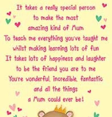 Love you Mum