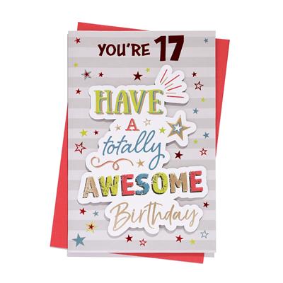 17th Birthday Card