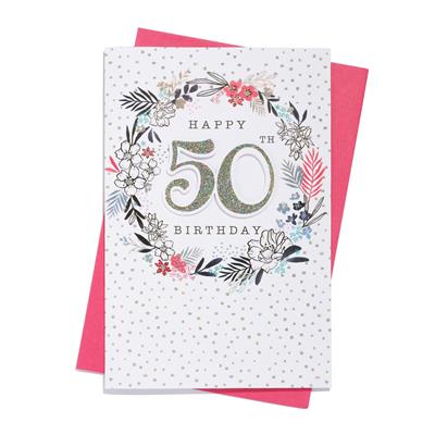 Age 50 Birthday Card