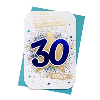 Brother 30th Birthday Card