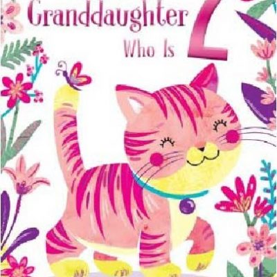 Great Granddaughter 2nd Birthday card