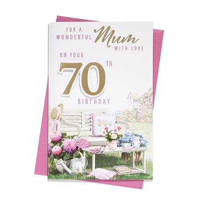 Mum 70th Birthday Card