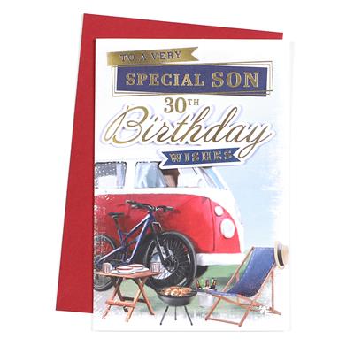 Son 30th Birthday Card