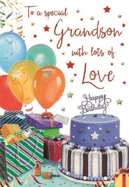 Grandson Birthday Card