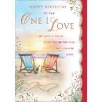 One I Love Birthday Card