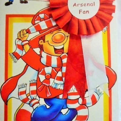 Arsenal Card with Rosette