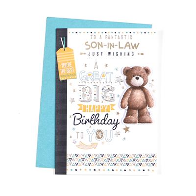 Son in Law Birthday Card