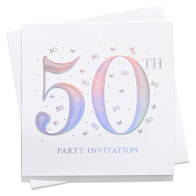 50th Birthday Invites