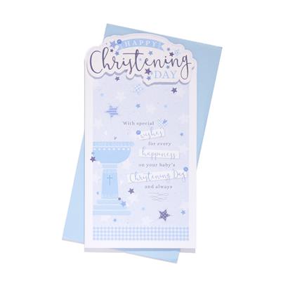 Christening Card - Boy