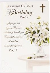 Birthday Blessings Card (F)