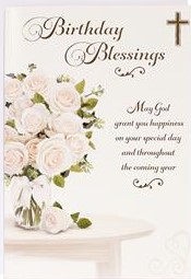 Birthday Blessings Card (F)