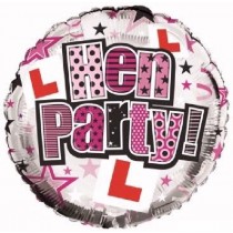 Helium Foil Balloons Hen Party
