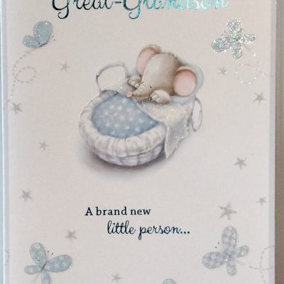 Birth of Great Grandson Card
