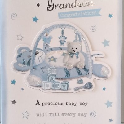 Birth of Grandson Card