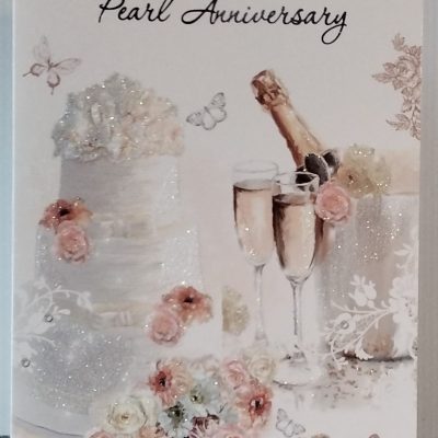 Pearl Anniversary Card