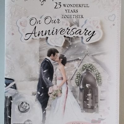 Husband Silver Anniversary Card