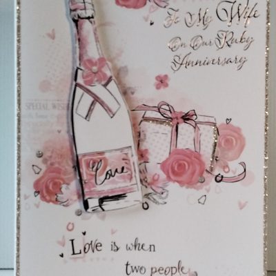 Wife Ruby Anniversary Card