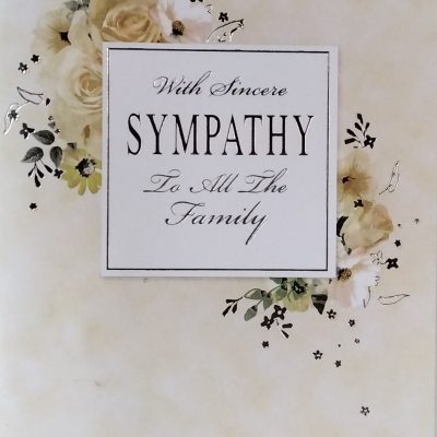 Sympathy - To all the Family