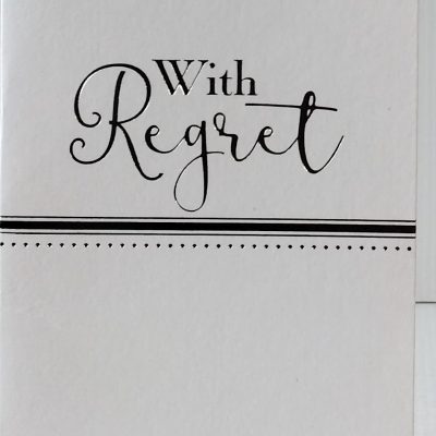 Regret Card