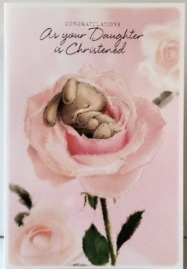 Christening Card - Daughter