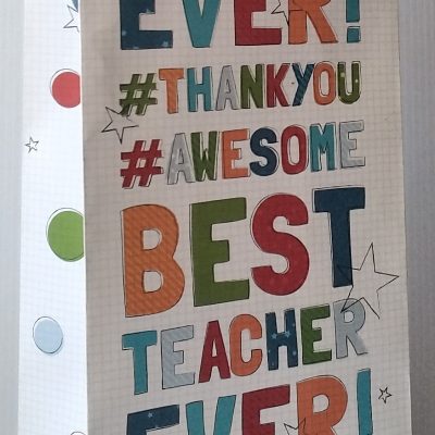Thank you Teacher
