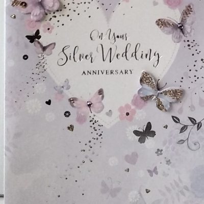 Silver Anniversary Card