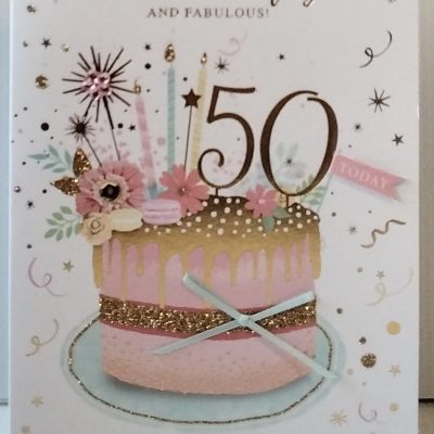 50th Birthday Card
