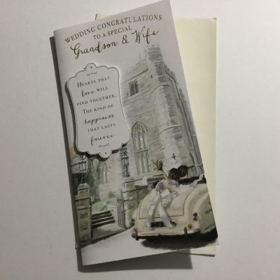 Grandson and Wife Wedding Day Card