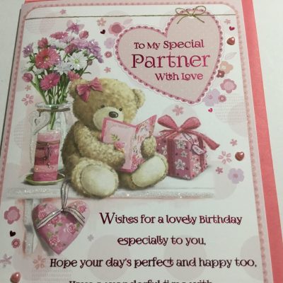 Partner Cute Birthday Card