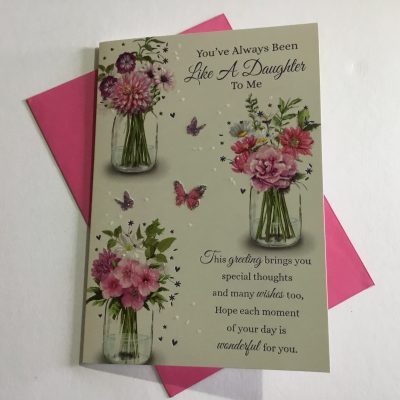 Like a Daughter Birthday Card