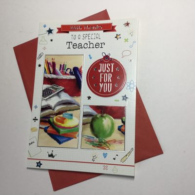 To a Special Teacher Thank You Card