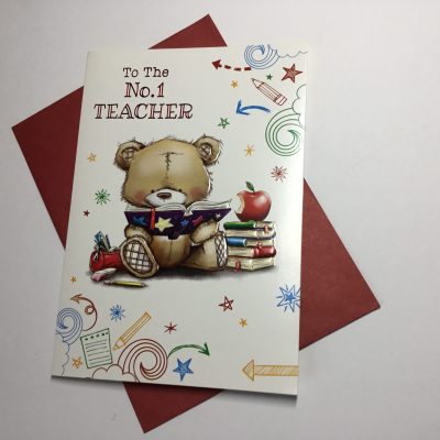 To No1 Teacher Thank You Card