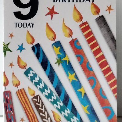 9th Birthday Card