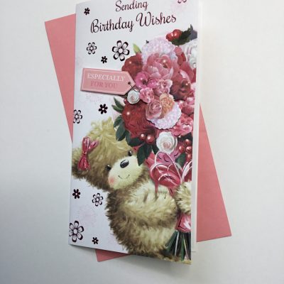 Female cute birthday card