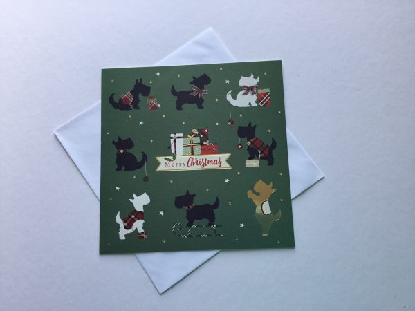 Box of Scottie Dog Christmas cards