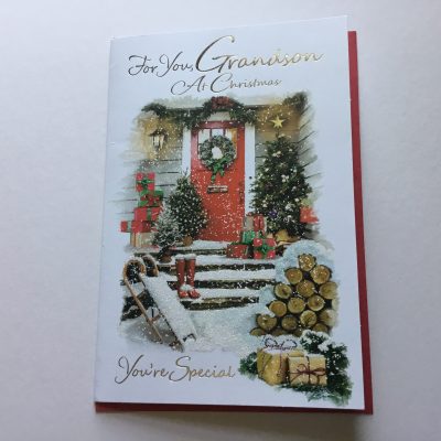 (Simon Elvin) Grandson Traditional Christmas card
