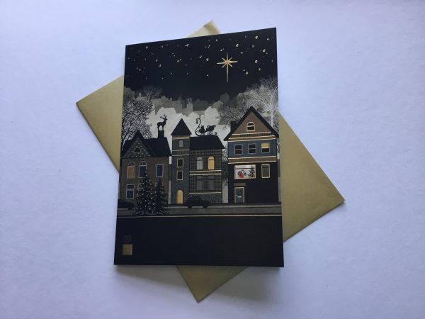 Blank Christmas card