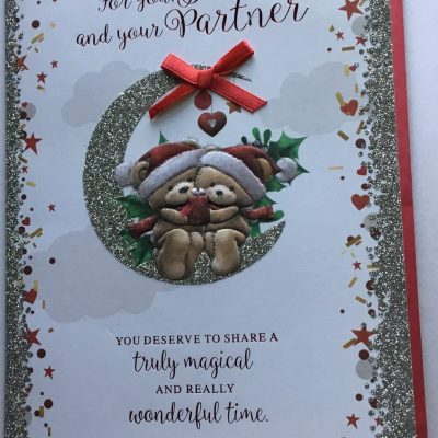 (Simon Elvin) Sister and Partner Cute Christmas card