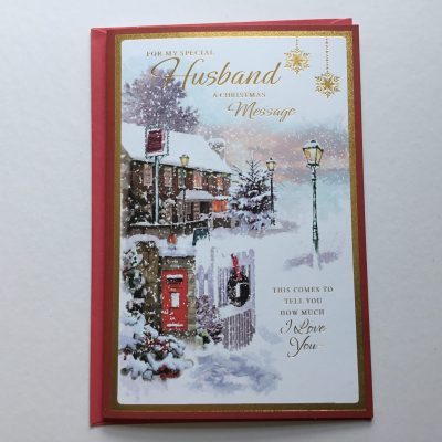 (Simon Elvin) Husband Traditional Christmas card