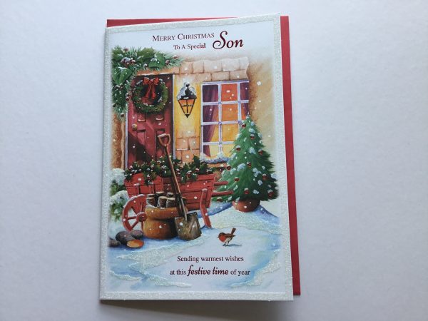 (Sentiments) Son Traditional Christmas card
