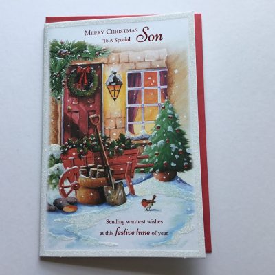 (Sentiments) Son Traditional Christmas card
