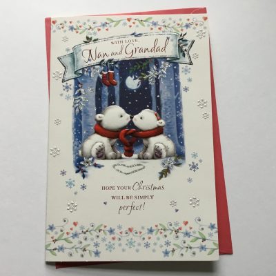 (Simon Elvin) Nan and Grandad Cute Christmas card