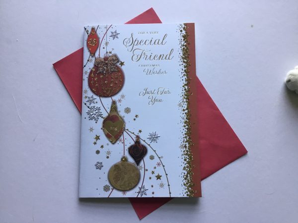 Special Friend Christmas card