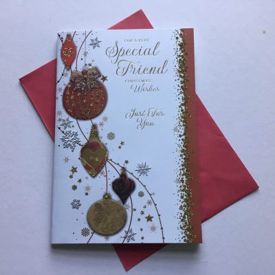 Special Friend Christmas card