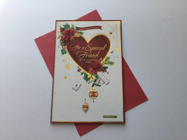 Special Friend traditional Christmas card (Simon Elvin)