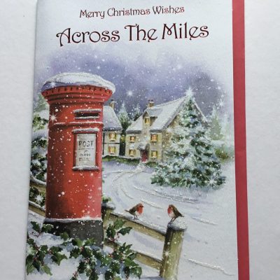Across the miles Christmas card