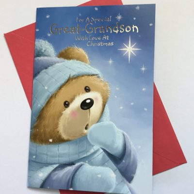Great Grandson Cute Christmas Card