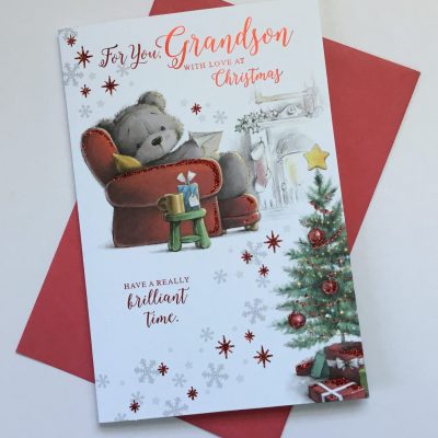 Grandson Cute Christmas Card