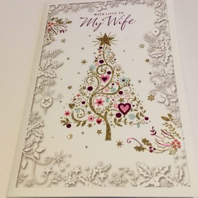 Wife Traditional Christmas card (Simon Elvin)
